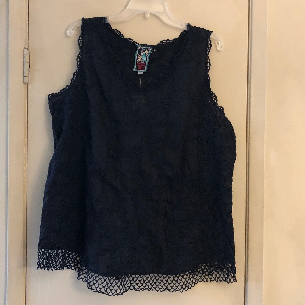 JOHNNY WAS QUYNN TANK TOP SZ. XL NWT'S